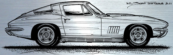Illustrated Corvette Series No. 172 – 1967 L89 427 Corvette Corvette