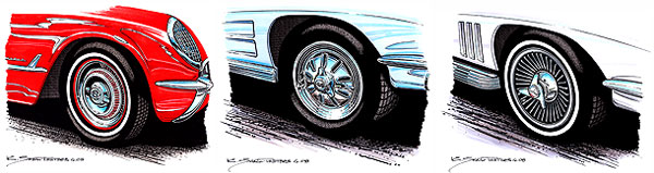 Corvette Wheels Pt. 1 of 3 – 1953 to 1967