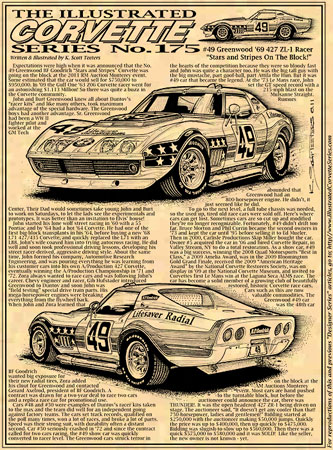 Illustrated Corvette Series No. 175 – Greenwood Stars & Strips Goes On The Block!