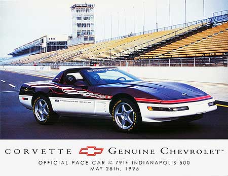 1995 Indy 500 Corvette Pace Car – The First “Designer” Indy 500 Corvette