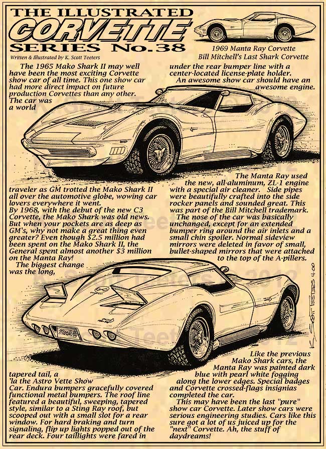 Mako Shark Attack Week!!! Vette Video – The 1969 Manta Ray Corvette Show Car