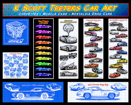 SPECIAL ANNOUNCEMENT – Dynamic New Series of Corvette Prints