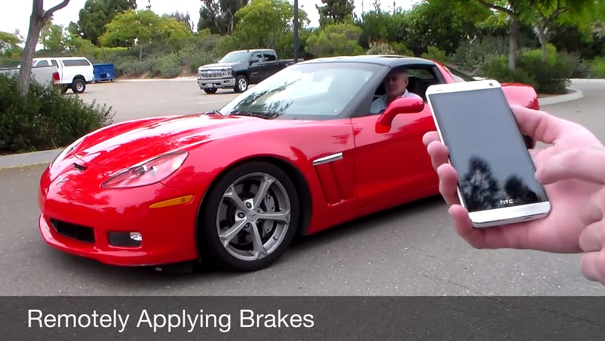​Hackers hijack a Corvette via text message – VIDEO