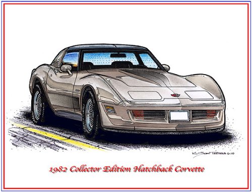 1982 Collector Edition Corvette Art print