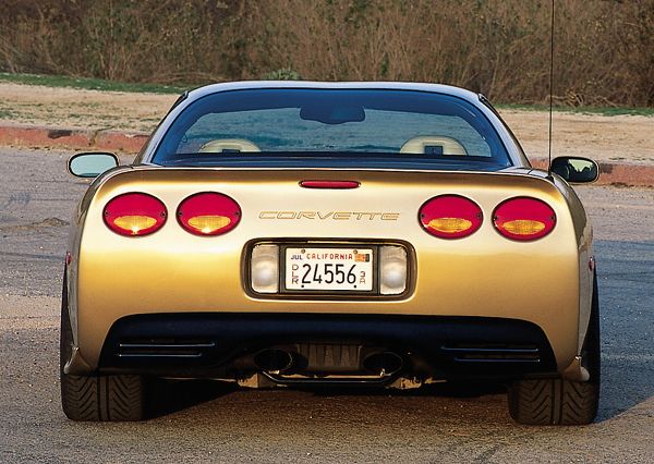 2003_chevrolet_corvette_z06+gold_rear_view