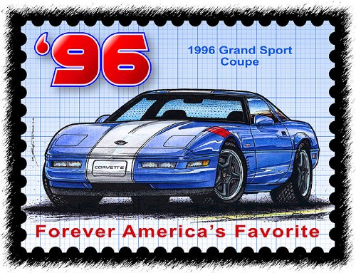 96 Grand Sport Corvette Art print