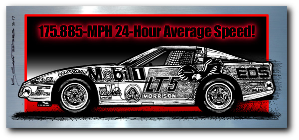 Morrison 1990 ZR-1 Speed Record: Aver 24-Hour 174.885-MPH! – VIDEO