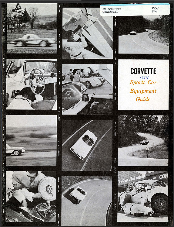 Vintage 1959 Corvette Sports Car Equipment Guide – PDF Download!