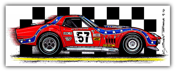 Corvette Timeline Tales: Corvette Racecars ROMP Daytona 200 GTO Class!