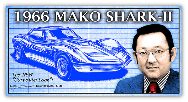 Corvette’s Founding Fathers, Larry Shinoda, Pt 5 of 6: Sting Ray & Mako Shark Designer