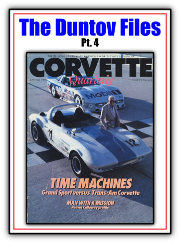 The Duntov Files E-Book, Pt. 4: Time Machines, 1963 Grand Sport vs 1989 Trans-Am Corvette