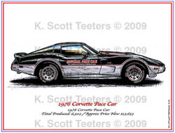 Indy 500 Corvette Pace Car of 1978