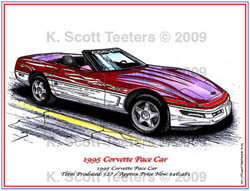Indy 500 Corvette Pace Car of 1995